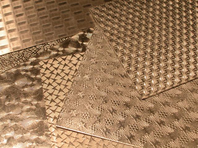 Fogli in alluminio stampati con motivi ornamentali - MaTech