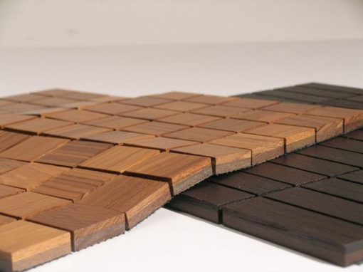 Mosaico in legno